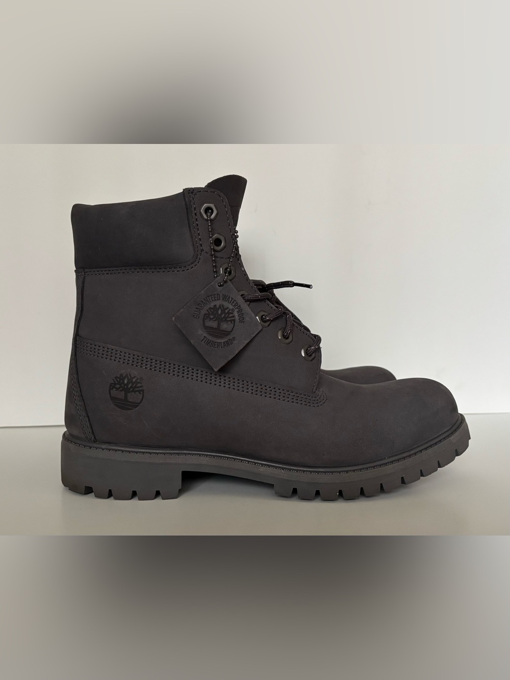 Timberland Premium Waterproof Boots Dark Grey Nubuck A5RBMW